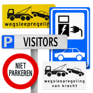 PICTOGRAM EN TEKSTBORDEN Parkeerborden