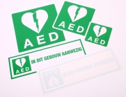 Productafbeelding AED Stickers klein