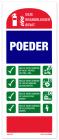 Productafbeelding Bord Poederblusser klein