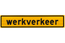 Productafbeelding Sticker werkverkeer klein