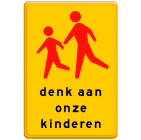 Productafbeelding Verkeersbord Kinderen klein