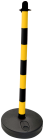 Productafbeelding Afzetpaal Geel zwart klein