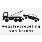 Productafbeelding Onderbord Wegsleepregeling klein