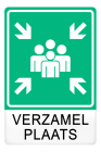 Productafbeelding Verzamelplaatsbord klein