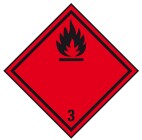 Productafbeelding ADR Bord Brandbare Vloeistoffen klein