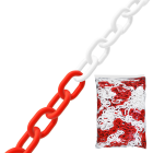 Productafbeelding Afzetketting rood wit 25 mtr klein