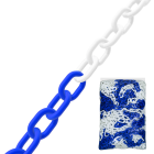 Productafbeelding Afzetketting blauw wit 25 mtr klein