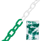 Productafbeelding Afzetketting groen wit 25 mtr klein