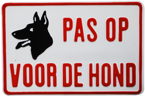 Productafbeelding Waakbord hond large