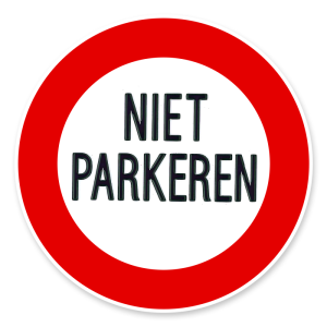 Productafbeelding Niet Parkeren Bord large