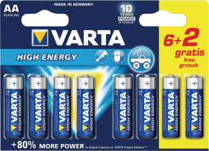 Productafbeelding Batterij AA Varta 8 large