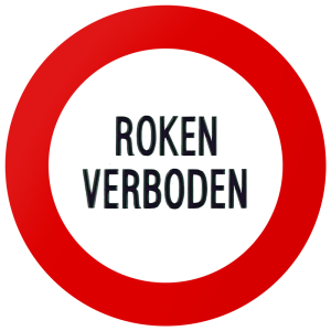 Productafbeelding Roken Verboden Bord large