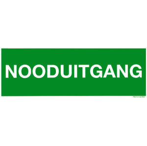 Productafbeelding Sticker Nooduitgang large