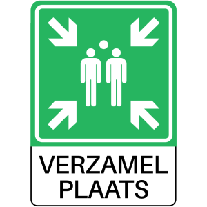 Productafbeelding Verzamelplaatsbord large