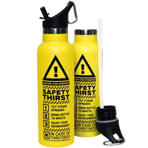 Productafbeelding Safety Thirst Drinkfles Geel large