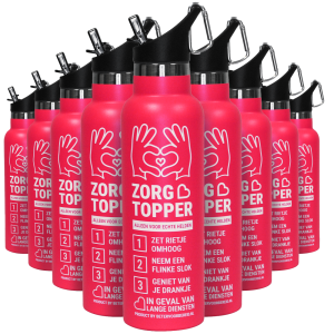 Productafbeelding ZorgTopper Drinkfles Roze 12 stuks large