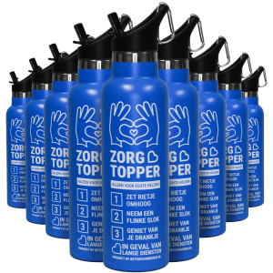 Productafbeelding ZorgTopper Drinkfles Blauw 50 stuks large