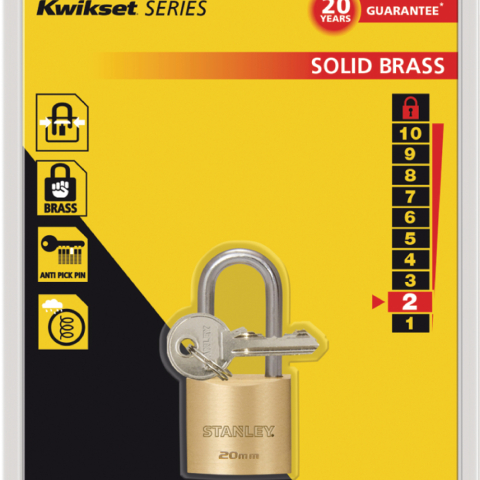 Productafbeelding Hangslot Stanley Kwikset Lang small 1