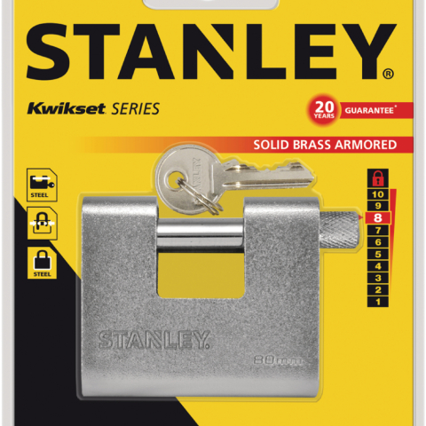 Productafbeelding Hangslot Stanley Pantser 80 mm small 1