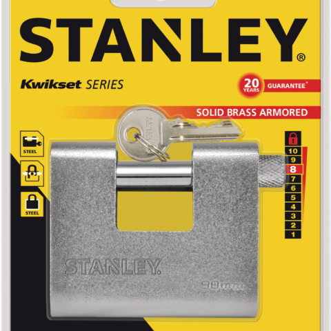 Productafbeelding Hangslot Stanley Pantser 90 mm small 1