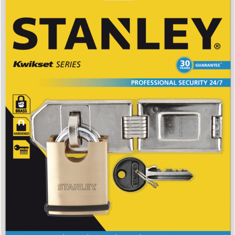 Productafbeelding Hangslot Stanley Professional Security 50 mm met Grendel small 1