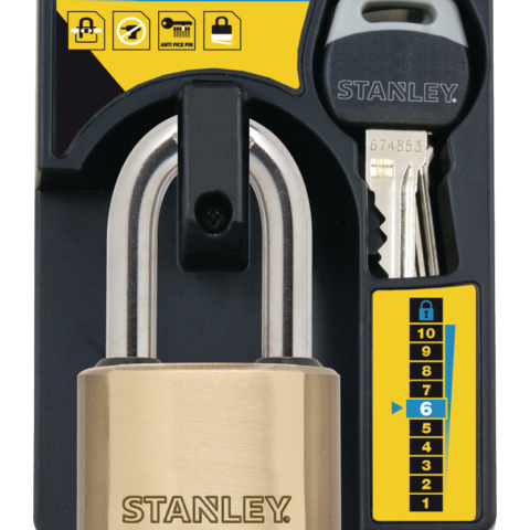 Productafbeelding Veiligheidsslot Stanley 50 mm small 1