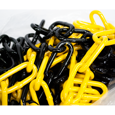 Productafbeelding Metalen ketting geel zwart 10 m small 2