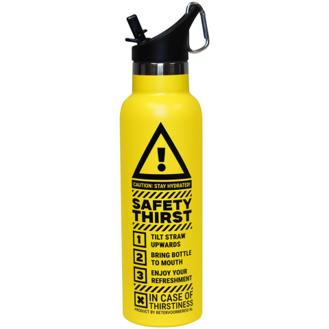 Productafbeelding Safety Thirst Drinkfles Geel small 2
