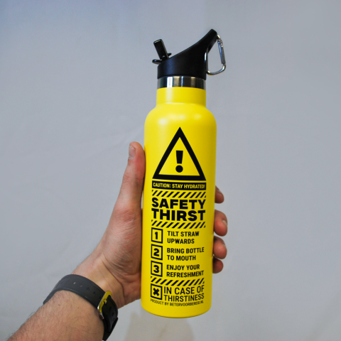 Productafbeelding Safety Thirst Drinkfles Geel small 5
