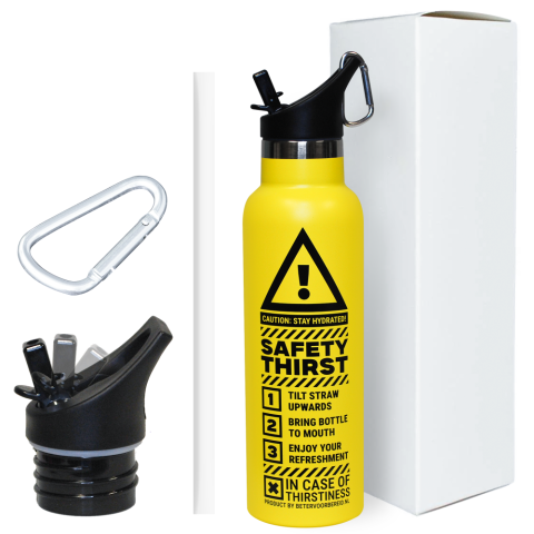 Productafbeelding Safety Thirst Drinkfles Geel small 1