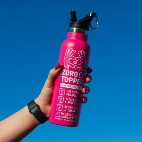 Productafbeelding ZorgTopper Drinkfles Roze 12 stuks small 5