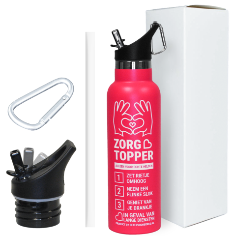 Productafbeelding ZorgTopper Drinkfles Roze 25 stuks small 2