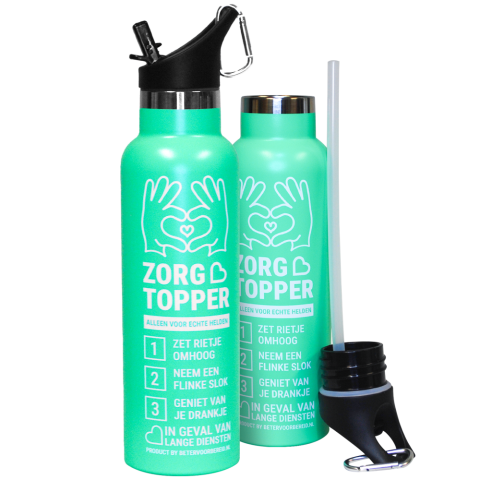 Productafbeelding ZorgTopper Drinkfles Mint 50 stuks small 1
