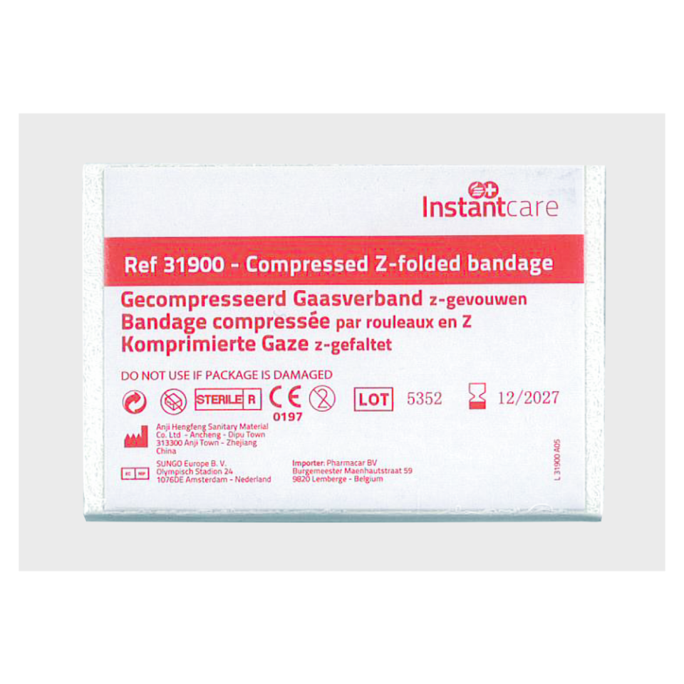 Compressed Gauze - Gewondengaas - Betervoorbereid.nl ✓